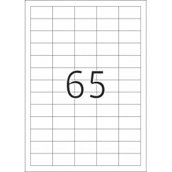 Etykiety odklejalne 4212 Movables, 38,1 x 21,2 mm., białe, papier mat, 1625 szt.