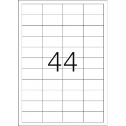 Etykiety foliowe 4680, A4, 48,3 x 25,4 mm., papier przezroczysty mat, 1100 szt.